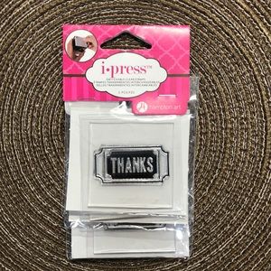I-Press Clear Stamp Set - Thanks, Hug, B-Day